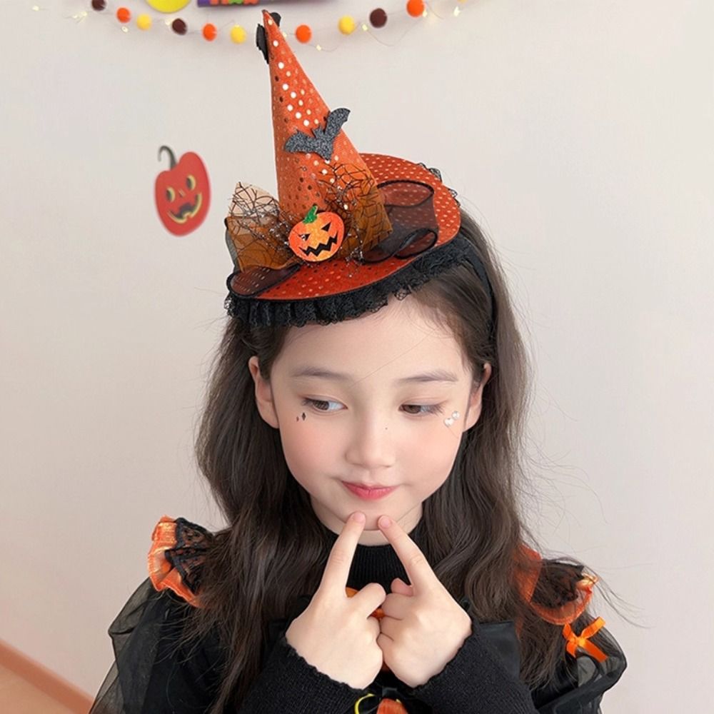 Party Hat Cone - Ilginç Örümcek Cadılar Bayramı cadı şapkası