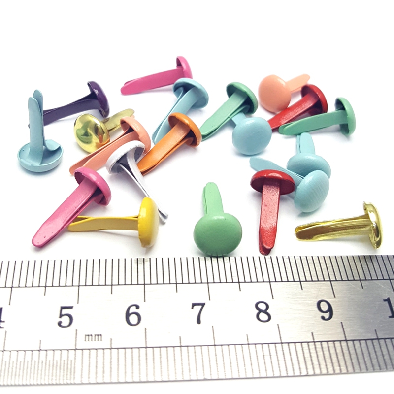 500 adet 8mm Metal Brads karal - Papercraft Supply Invitation incelemesi ve fiyatı