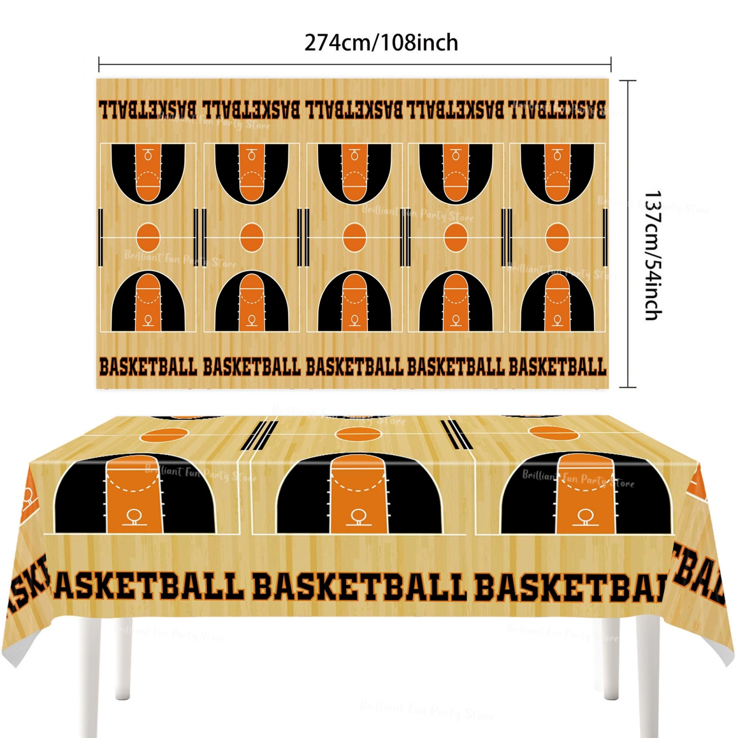 Futbol Basketbol Temalı Masa Ö - Table Cloth Disposable incelemesi ve fiyatı