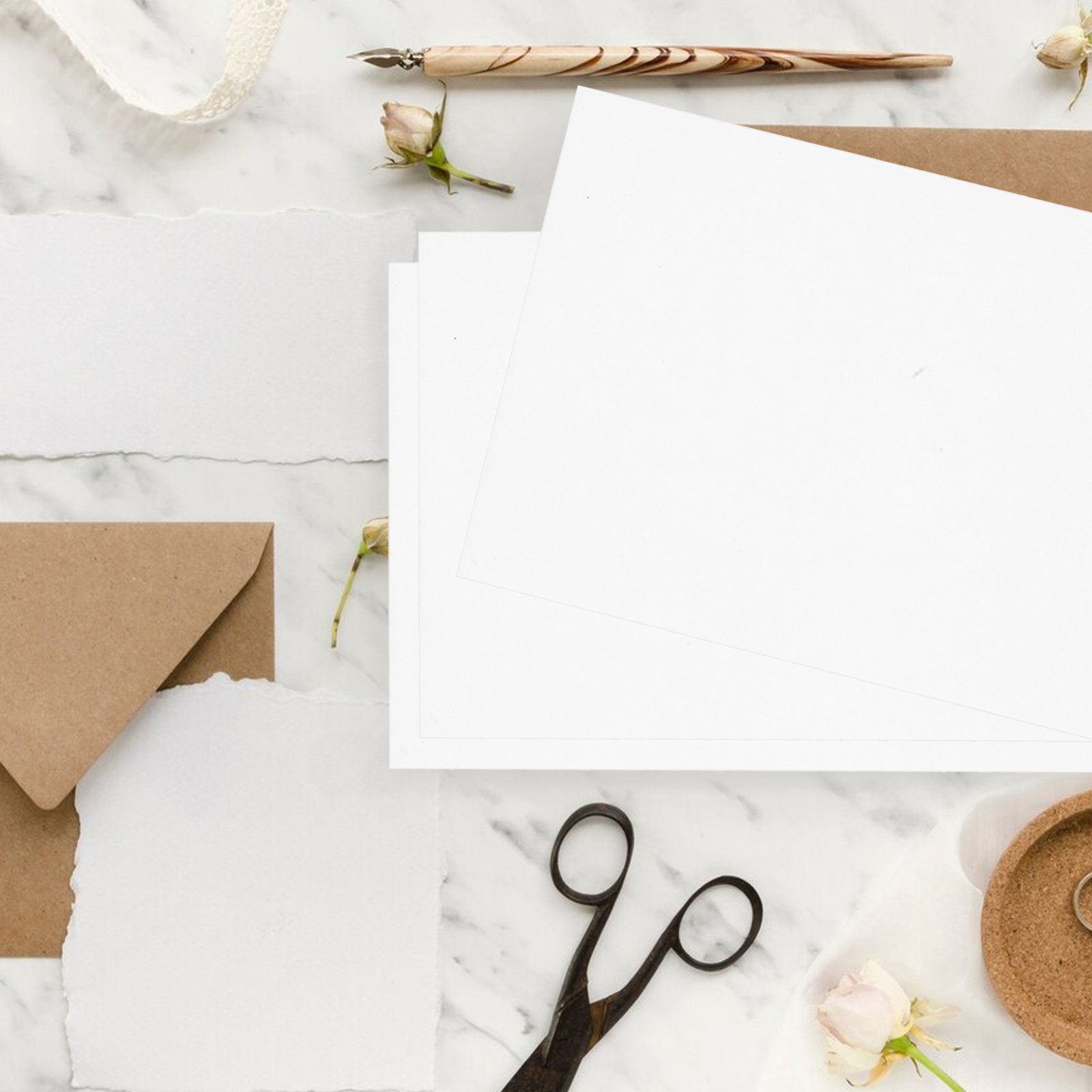 50 Adet A5 Kalın Beyaz Karton  - Papercraft Supply Invitation incelemesi ve fiyatı