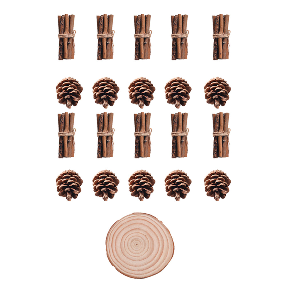 21 Parça Doğal Çam Kozalakları - Centerpiece Stick incelemesi ve fiyatı
