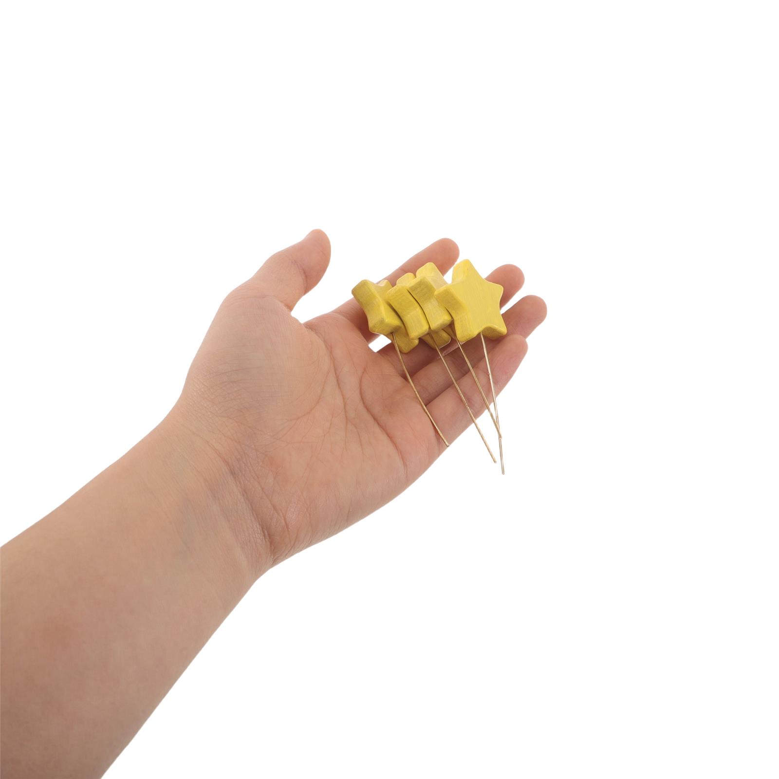 6 Adet Ahşap Yıldız Çubukları  - Centerpiece Stick incelemesi ve fiyatı