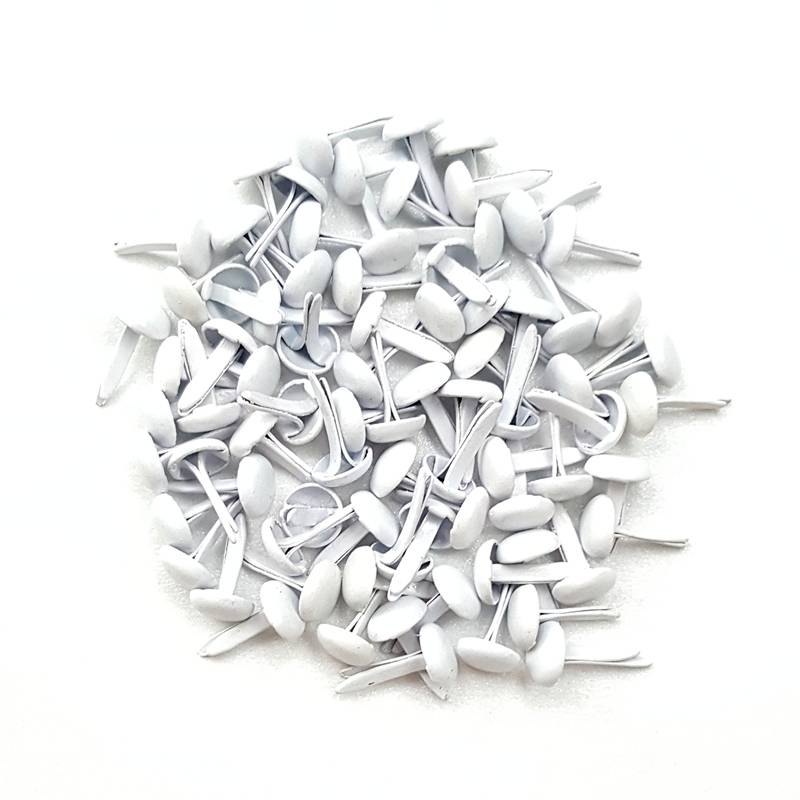 500 adet 5mm beyaz Metal Brads - Papercraft Supply Invitation incelemesi ve fiyatı